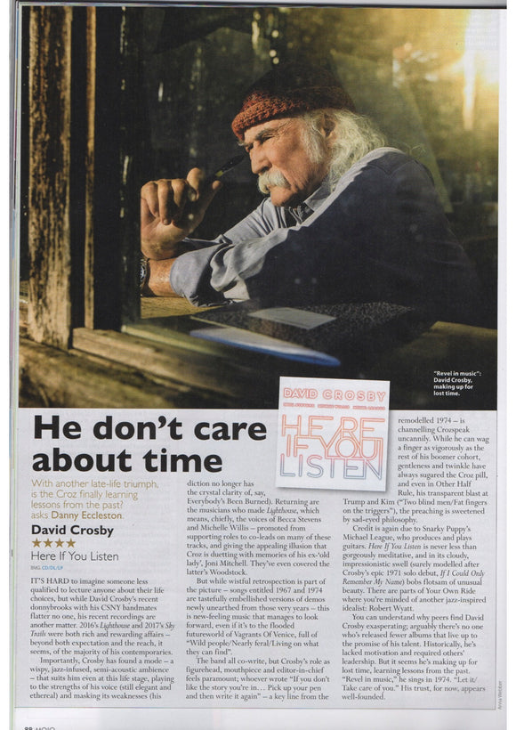 "Here if you Listen" is out now and the reviews and interviews are unanimous in their praise of Croz's new collaborative masterpiece.