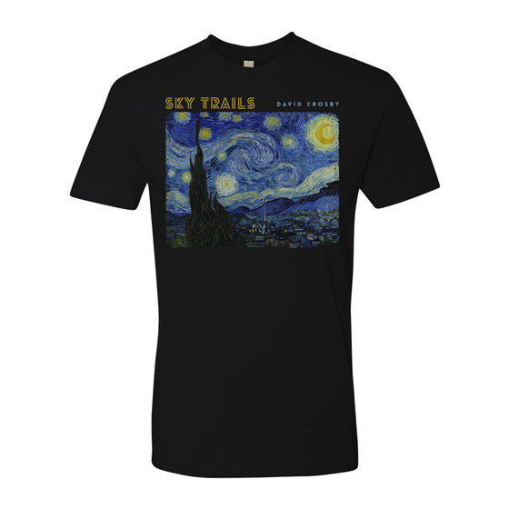 Sky Trails Starry Night T-Shirt