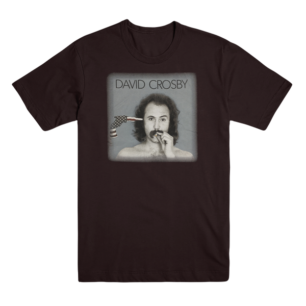Flag Fun TShirt Black/Red David Crosby Official Online Store